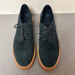 FRAU MEN’S SUEDE LACE-UP OXFORDS MADE IN ITALY EU 45 US 11